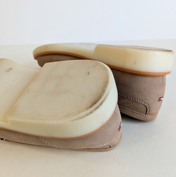 Tommy Hilfiger Cushioned Sector Round Toe Platform Penny Loafer Camel 10½ - Picture 7 of 10